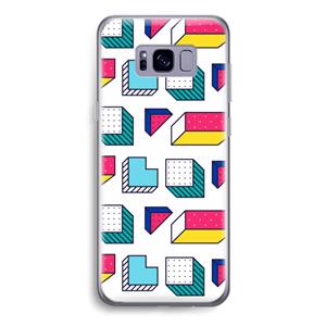 CaseCompany 8-bit N°7: Samsung Galaxy S8 Transparant Hoesje