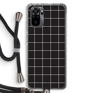CaseCompany Rooster 2: Xiaomi Redmi Note 10 Pro Transparant Hoesje met koord