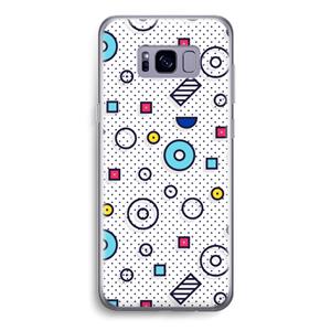 CaseCompany 8-bit N°9: Samsung Galaxy S8 Transparant Hoesje