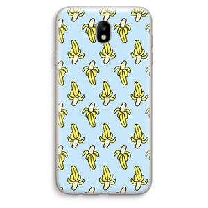 CaseCompany Bananas: Samsung Galaxy J7 (2017) Transparant Hoesje