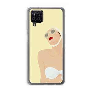 CaseCompany Summer: Samsung Galaxy A12 Transparant Hoesje