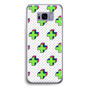 CaseCompany 8-bit N°10: Samsung Galaxy S8 Transparant Hoesje