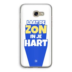 CaseCompany Laat de zon in je hart: Samsung Galaxy A5 (2017) Transparant Hoesje