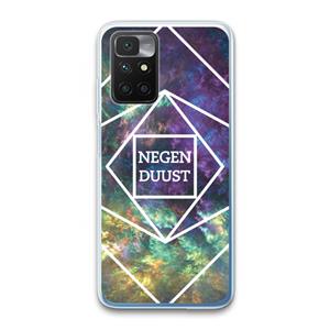 CaseCompany Negenduust ruimte: Xiaomi Redmi 10 Transparant Hoesje