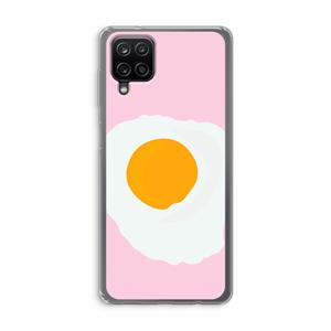 CaseCompany Sunny side up: Samsung Galaxy A12 Transparant Hoesje