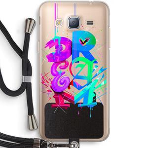CaseCompany Dream: Samsung Galaxy J3 (2016) Transparant Hoesje met koord
