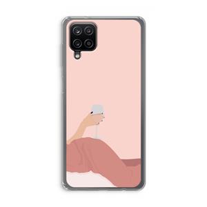 CaseCompany Wine: Samsung Galaxy A12 Transparant Hoesje
