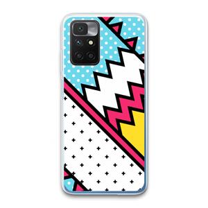 CaseCompany Pop Art #2: Xiaomi Redmi 10 Transparant Hoesje