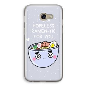 CaseCompany I'm A Hopeless Ramen-Tic For You: Samsung Galaxy A5 (2017) Transparant Hoesje