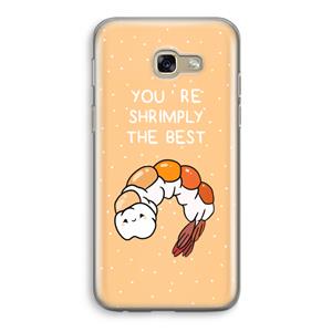 CaseCompany You're Shrimply The Best: Samsung Galaxy A5 (2017) Transparant Hoesje