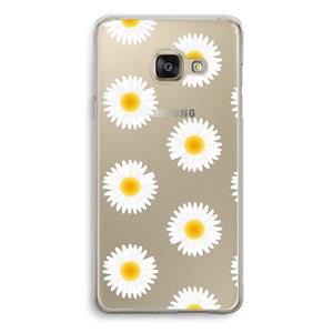 CaseCompany Margrietjes: Samsung Galaxy A3 (2016) Transparant Hoesje
