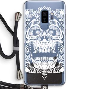 CaseCompany Seek & Destroy: Samsung Galaxy S9 Plus Transparant Hoesje met koord