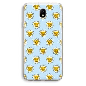 CaseCompany Leeuwenkoppen: Samsung Galaxy J7 (2017) Transparant Hoesje