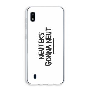 CaseCompany Neuters: Samsung Galaxy A10 Transparant Hoesje