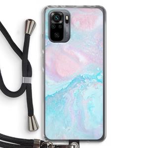 CaseCompany Fantasie pastel: Xiaomi Redmi Note 10 Pro Transparant Hoesje met koord