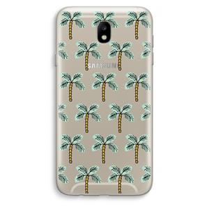 CaseCompany Paradise: Samsung Galaxy J7 (2017) Transparant Hoesje