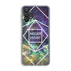 CaseCompany Negenduust ruimte: Samsung Galaxy A32 5G Transparant Hoesje