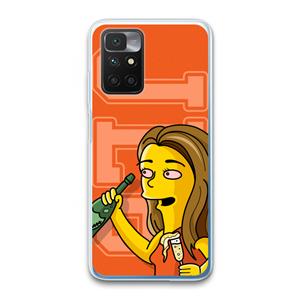CaseCompany Jamie Lee Simpson: Xiaomi Redmi 10 Transparant Hoesje