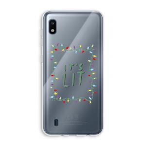 CaseCompany It's Lit: Samsung Galaxy A10 Transparant Hoesje