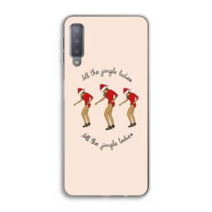 CaseCompany Jingle Ladies: Samsung Galaxy A7 (2018) Transparant Hoesje