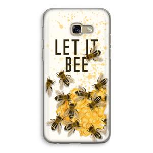 CaseCompany Let it bee: Samsung Galaxy A5 (2017) Transparant Hoesje