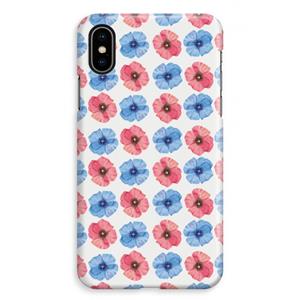CaseCompany Klaproosjes: iPhone XS Max Volledig Geprint Hoesje