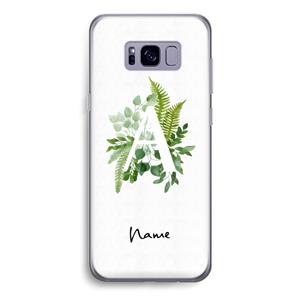 CaseCompany Green Brush: Samsung Galaxy S8 Transparant Hoesje