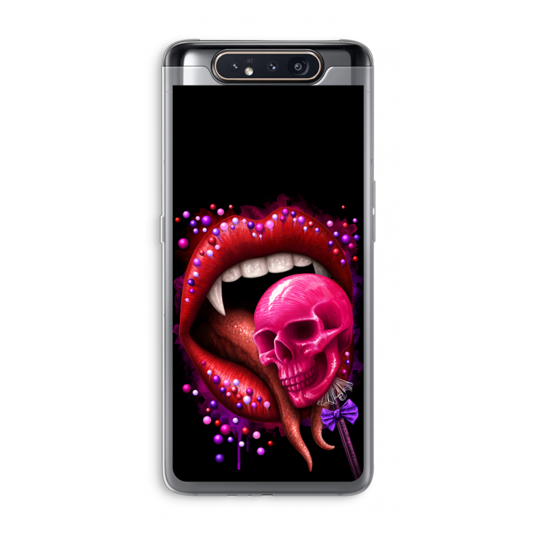 CaseCompany Dodelijk zoet: Samsung Galaxy A80 Transparant Hoesje