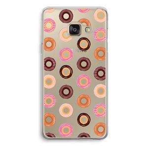 CaseCompany Donuts: Samsung Galaxy A3 (2016) Transparant Hoesje