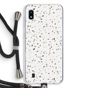 CaseCompany Terrazzo N°14: Samsung Galaxy A10 Transparant Hoesje met koord