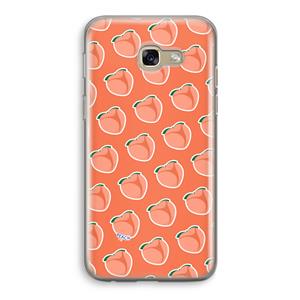 CaseCompany Just peachy: Samsung Galaxy A5 (2017) Transparant Hoesje