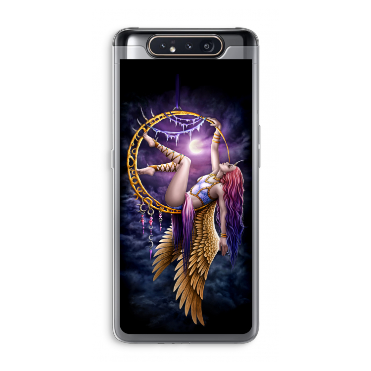 CaseCompany Aerial Angel: Samsung Galaxy A80 Transparant Hoesje