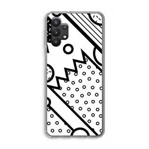 CaseCompany Pop Art #4: Samsung Galaxy A32 5G Transparant Hoesje