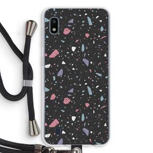 CaseCompany Terrazzo N°16: Samsung Galaxy A10 Transparant Hoesje met koord