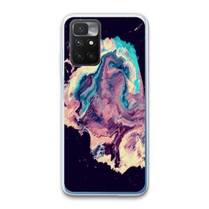 CaseCompany Cosmic Silence: Xiaomi Redmi 10 Transparant Hoesje