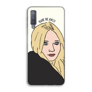 CaseCompany Ashley: Samsung Galaxy A7 (2018) Transparant Hoesje