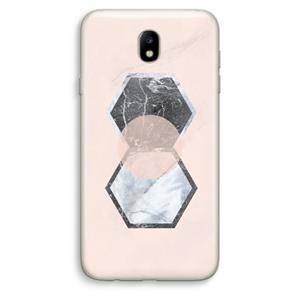 CaseCompany Creatieve toets: Samsung Galaxy J7 (2017) Transparant Hoesje