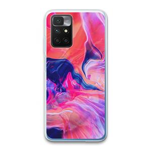 CaseCompany Earth And Ocean: Xiaomi Redmi 10 Transparant Hoesje