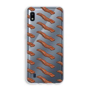 CaseCompany Bacon to my eggs #2: Samsung Galaxy A10 Transparant Hoesje