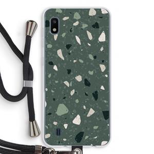 CaseCompany Terrazzo N°19: Samsung Galaxy A10 Transparant Hoesje met koord