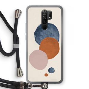 CaseCompany Geo #4: Xiaomi Redmi 9 Transparant Hoesje met koord