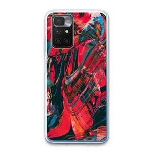 CaseCompany Endless Descent: Xiaomi Redmi 10 Transparant Hoesje