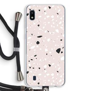 CaseCompany Terrazzo N°20: Samsung Galaxy A10 Transparant Hoesje met koord