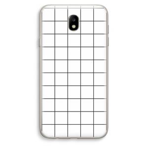 CaseCompany Rooster: Samsung Galaxy J7 (2017) Transparant Hoesje