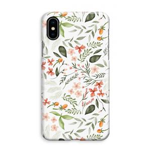 CaseCompany Sweet little flowers: iPhone XS Max Volledig Geprint Hoesje