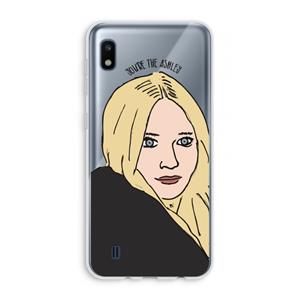 CaseCompany Ashley: Samsung Galaxy A10 Transparant Hoesje