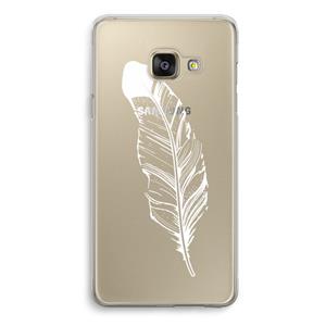 CaseCompany Pluim: Samsung Galaxy A3 (2016) Transparant Hoesje