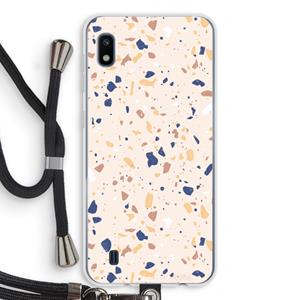 CaseCompany Terrazzo N°23: Samsung Galaxy A10 Transparant Hoesje met koord