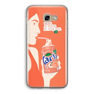 CaseCompany Peach please!: Samsung Galaxy A5 (2017) Transparant Hoesje