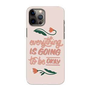 CaseCompany Optimistic flower girl: Volledig geprint iPhone 12 Pro Max Hoesje